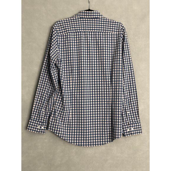 Mizzen+Main Men's  Medium Trim Leeward Gingham Button-Up Shirt - Picture 4 of 7